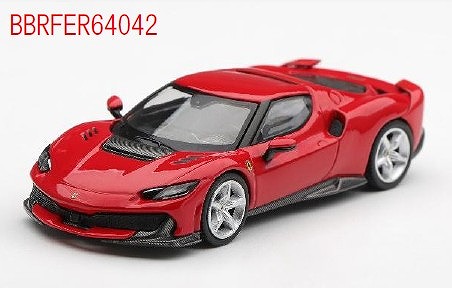 <予約 2027/2月発売予定> BBR 1/64 フェラーリ 296 スペチアーレ ロッソコルサ