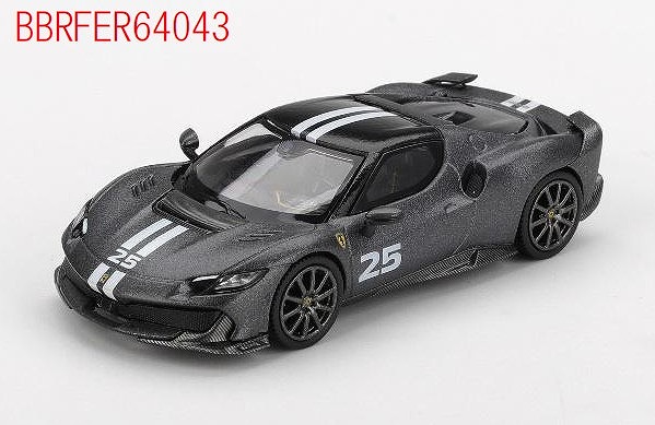 <予約 2026/6月以降発売予定> BBR 1/64 フェラーリ 296 スペチアーレ Grigio Silverstone Opaco