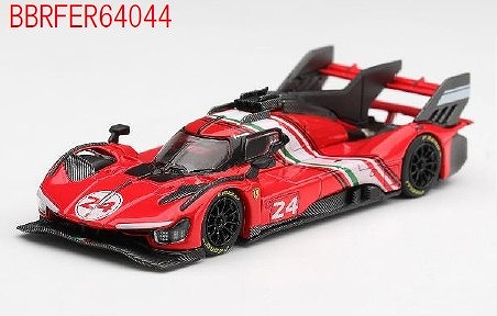 <予約 2027/1月発売予定> BBR 1/64 フェラーリ 499P モディフィカータ ロッソコルサ