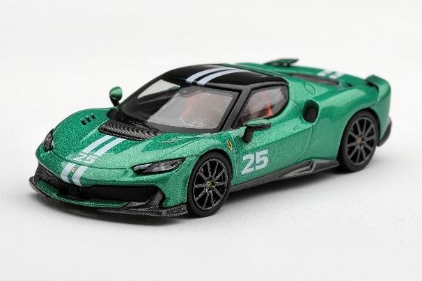 <予約 2027/3月発売予定> BBR 1/64 フェラーリ 296 スペチアーレ ヴェルデ・ニュルブルクリンク