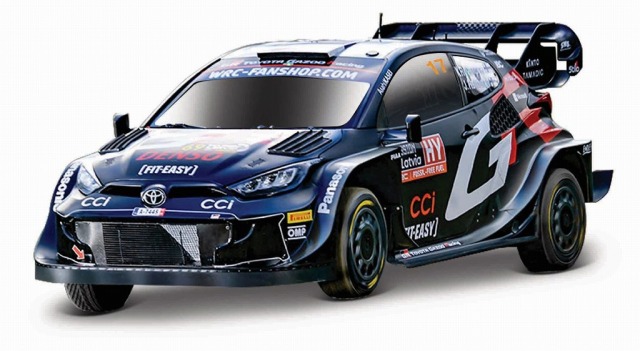 BURAGO 1/43 トヨタ GR ヤリス ラリー1  WRC No,17 S.オジェ クリアケース付