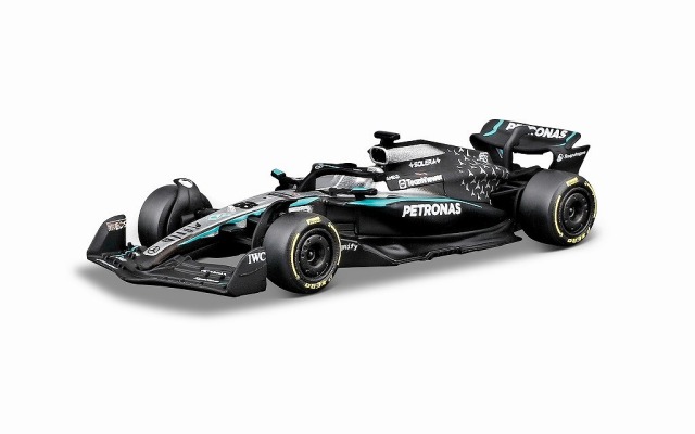 BURAGO 1/64 メルセデス-AMG ペトロナス F1チーム FW16 2025　No,63 G.ラッセル