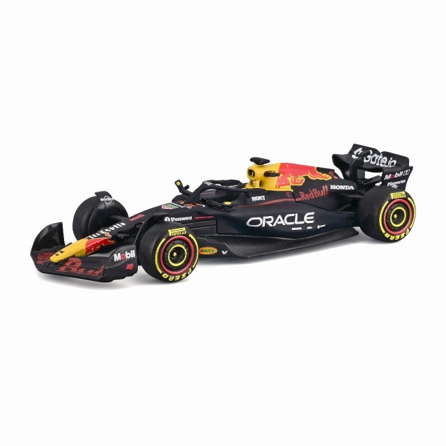 <予約 2026/4月下旬発売予定> BURAGO 1/64 オラクル レッドブル レーシング RB21 2025 バーレーンGP No,1 M.フェルスタッペン ケース/ドライバー無