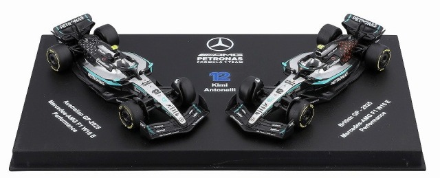 <予約 2026/10月下旬発売予定> BURAGO 1/64 メルセデス-AMG ペトロナス F1チーム W16 オーストラリア/イギリスGP No.12 A.K.アントネッリ2台セット 