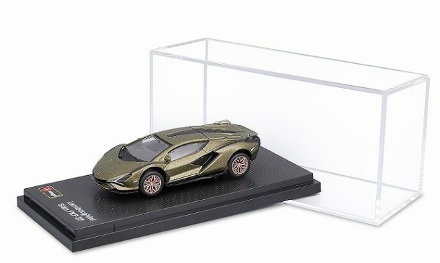 BURAGO 1/64 ランボルギーニ シアン FKP 37 メタリック マット グリーン