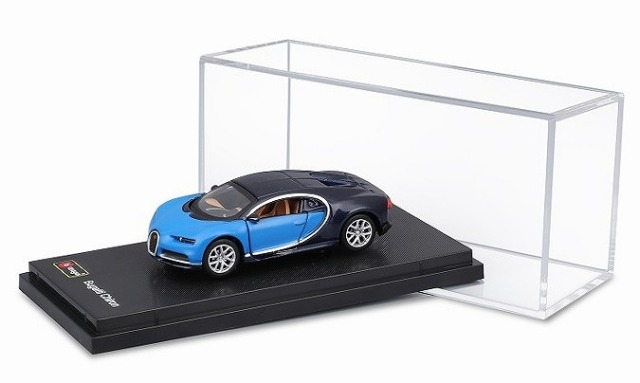 BURAGO 1/64 ブガッティ シロン メタリック ブルー
