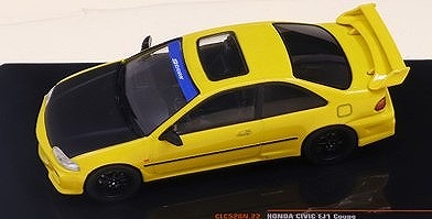 ixo 1/43 ホンダ シビック EJ1 クーペ 1995 イエロー?