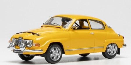 <予約 2026/4月発売予定> ixo 1/43 SAAB 96 V4 ラリー仕様 1971 イエロー