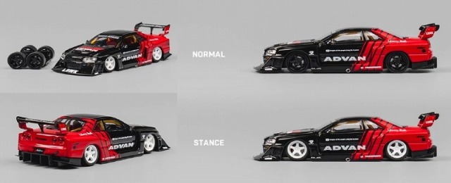 CM-MODEL 1/64 Nissan LB-WORKS ER34 ADVAN