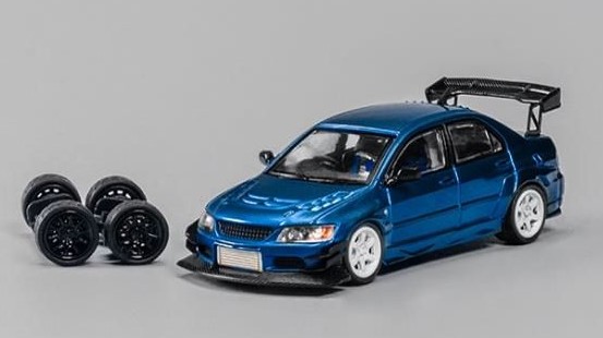 CM-MODEL 1/64 Mitsubishi ランサー エボリューション IX メタリックブルー