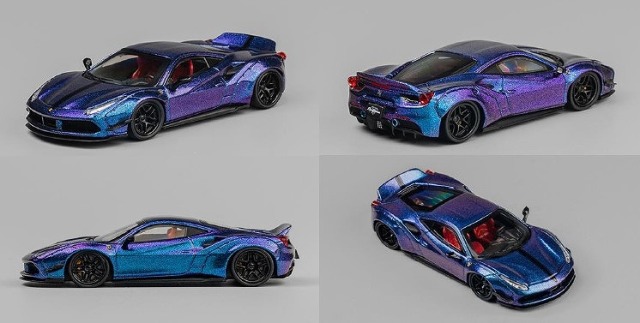 CM-MODEL 1/64 LB-WORKS 488 Widebody カメレオン