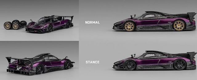 CM-MODEL 1/64 Pagani ゾンダ レボルーション パープルメタリック