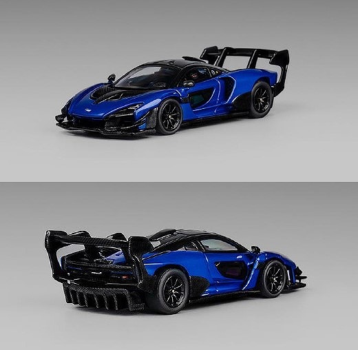 CM-MODEL 1/64 McLaren Senna GTR メタリックブルー