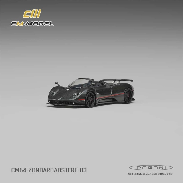 <予約 2027年3月以降発売予定> CM-MODEL 1/64 Pagani ゾンダ F ロードスター モンテカルログレー