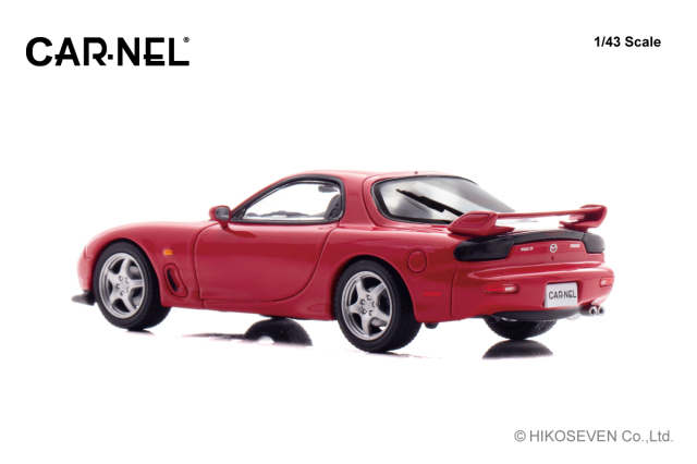 CARNEL 1/43 マツダ RX-7 Type RS (FD3S) 2000 Vintage Red Limited 300pcs