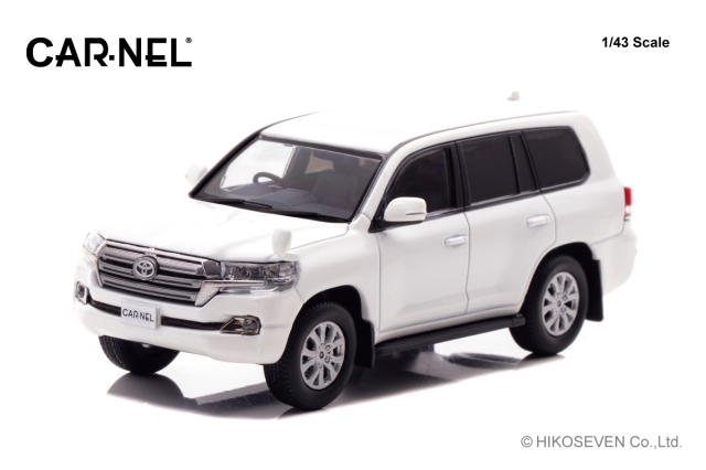 <予約 2025/8-9月発売予定> CARNEL 1/43 トヨタ ランドクルーザー AX G selection (URJ202) 2015 White Pearl Crystal Shine 限定300個