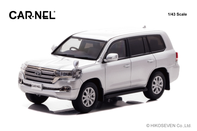 <予約 2026/9-10月発売予定> CARNEL 1/43 トヨタ ランドクルーザー 200 AX G selection (URJ202) 2015 Silver Metallic Limited 300pcs
