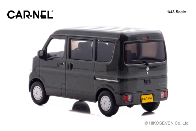 da17 エブリイ joinターボ ボンネット zvd クールカーキ メッキ CARNEL 1/43 スズキ エブリイ JOINターボ (DA17V) 2021 Cool Khaki