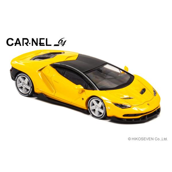 CARNEL】 1/64 Lamborghini Centenario (Yellow Pearl) 限定999台