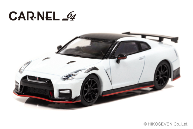 CARNEL 1/64 日産 GT-R NISMO (R35) 2020 Brilliant White Pearl　限定1.999台