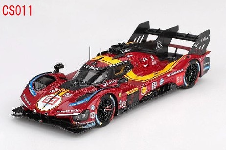 <予約 2025/11月以降発売予定> BBR 1/43 フェラーリ 499P WEC カタール 1812km 2025 3位入賞車#51 Ferrari AF Corse