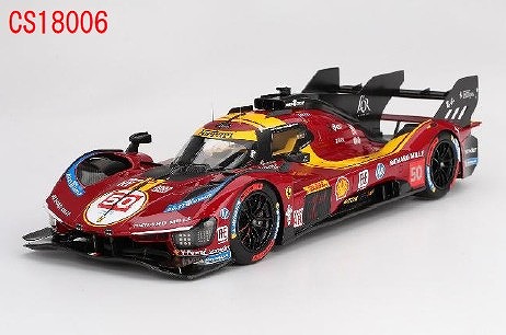<予約 2025/11月以降発売予定> BBR 1/18 フェラーリ 499P WEC カタール 1812km 2025 優勝車#50 Ferrari AF Corse