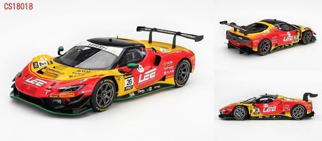 <予約 2026/7月発売予定> BBR 1/18 フェラーリ 296 GT3 バサースト12時間 2025#26 ARISE RACING