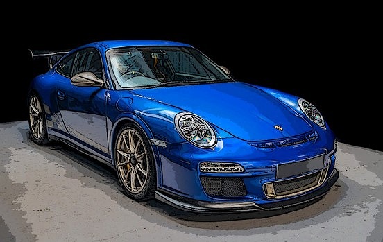 <予約 2027/2月発売予定> EIDOLON 1/43 ポルシェ 911(997.2) GT3 RS 2010 アクアブルーメタリック/ ライトゴールドストライプ(限定100台)