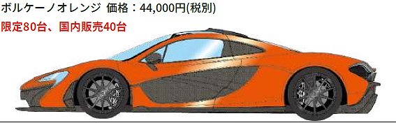 <予約 2026/5月発売予定> EIDOLON 1/43 マクラーレンP1 2013 ボルケーノオレンジ(限定80台)