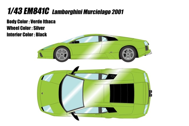 <予約 2027/3月発売予定> EIDOLON 1/43 Lamborghini Murcielago 2001 ヴェルデイサカ (限定100台)