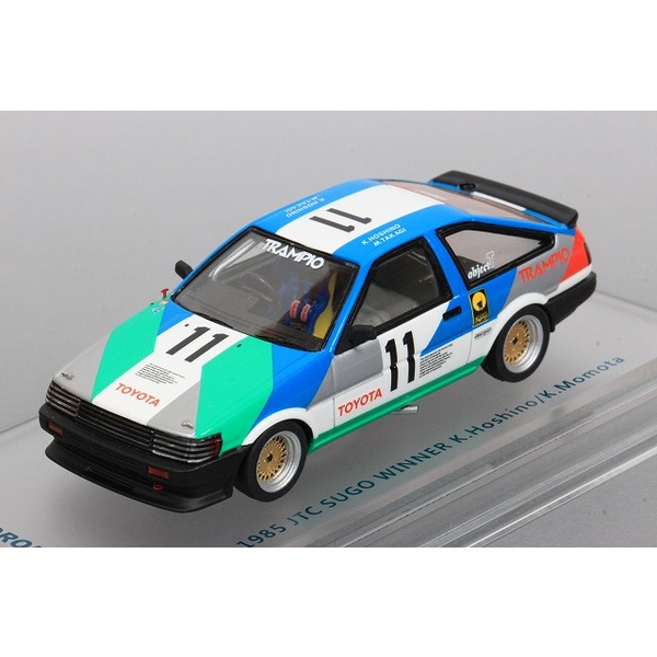 【ENIF】 1/43 トヨタ カローラ レビン 1985 全日本ツーリングカー選手権 第1戦 SUGO 優勝 TRAMPIO
