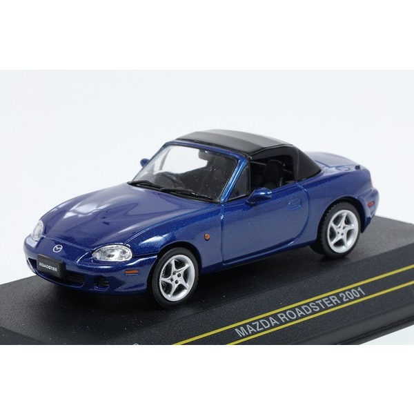 【FIRST43】 1/43 マツダ ロードスター 2001 ブルー 幌付き
