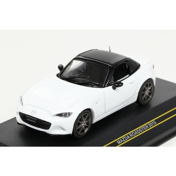 【First43】 1/43 マツダ ロードスター ND 2015 ルーフ付　セラミックメタリック (ホワイト)