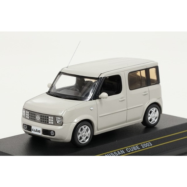 【First43】 1/43 日産 キューブ 2003 アイボリーホワイト