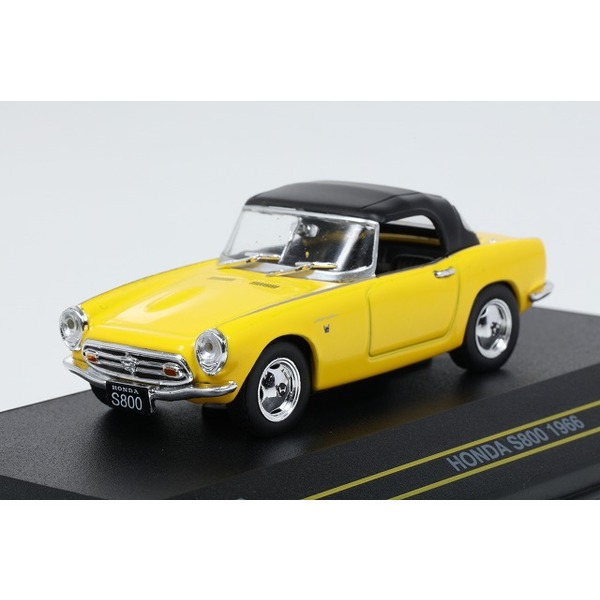 【FIRST43】 1/43  ホンダ S800 1966 クローズドルーフ イエロー