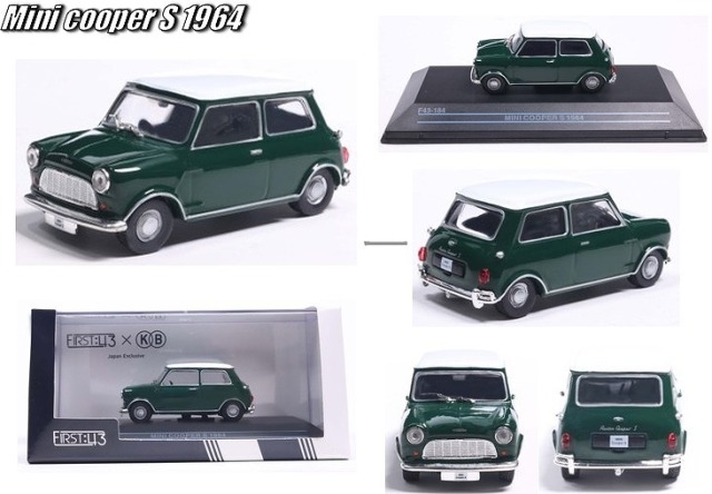 <予約 2026/6月発売予定> First43 1/43 ミニクーパーS 1964 ブルティッシュ・グリーン