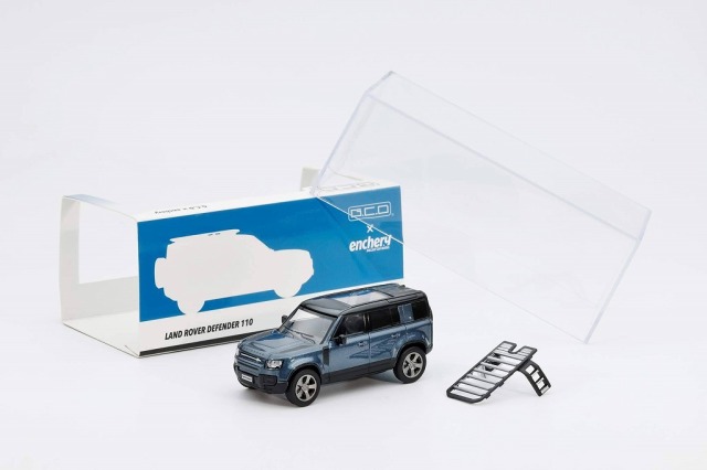 GCD 1/64 Land Rover Defender 110（Blue）-LHD-　encheryコラボレーション