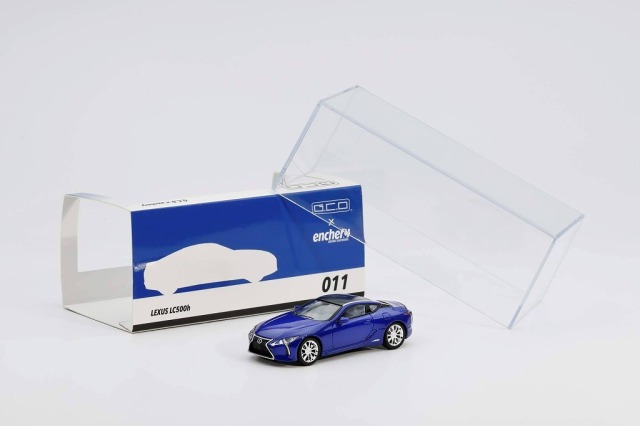 GCD 1/64 Lexus LC500h（Blue）-LHD-　encheryコラボレーション
