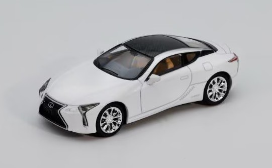 GCD 1/64 Lexus LC500h ホワイト