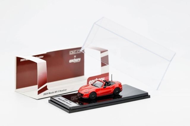 GCD 1/64 Mazda MX-5 Roadster（Red）-LHD-　encheryコラボレーション