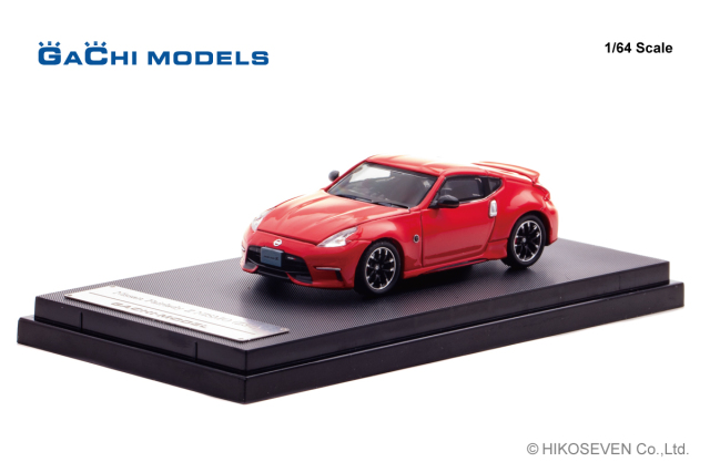 <予約 8月以降発売予定> GACHI MODELS 1/64 Nissan Fairlady Z nismo (2014) Vibrant Red