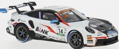 <予約 2025/12月以降発売予定> ixo 1/43 ポルシェ 911 GT3 2024年 オッシャースレーベン ポルシェカップ ドイツ #14 R.de Haan