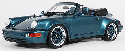 <予約 2027/3月下旬発売予定> GT SPIRIT 1/18 ポルシェ 911(964) アメリカ GS 1993 (ターコイズ)