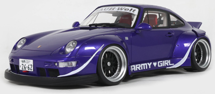 <予約 2026/4月下旬発売予定> GT SPIRIT 1/18 RWB ARMY GIRL 2015 (パープル)
