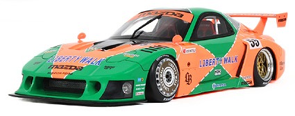 <予約 2026/9月下旬発売予定> GT SPIRIT 1/18 LB★WORKS RX-7 LB スーパーシルエット 2024 (オレンジ/グリーン)