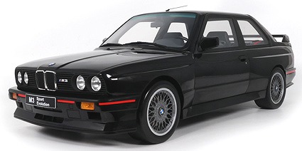 <予約 2027/1月下旬発売予定> GT SPIRIT 1/8 BMW M3 スポーツ エボリューション 1990 (ブラック) ケース&ベース付