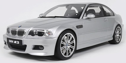 <予約 2026/6月下旬発売予定>GT SPIRIT 1/8 BMW M3 E46 2003 (シルバー)
