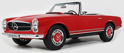 <予約 2027/3月下旬発売予定> GT SPIRIT 1/8 メルセデスベンツ 280SL 1967 (レッド)