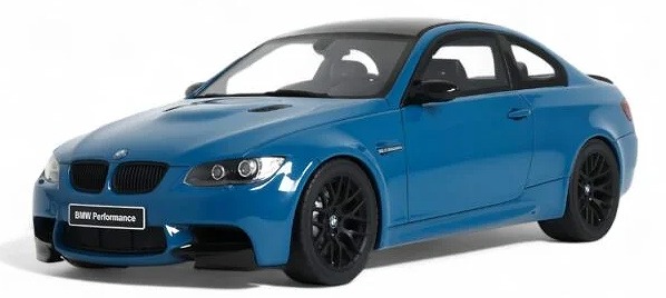 <予約 2026/6月下旬発売予定>GT SPIRIT 1/18 BMW M3 E92 2007 (ブルー)