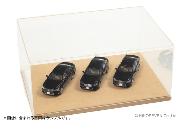 アクリルケース HIKOSEVEN アクリルディスプレイケース & ベース (展示部分：A4